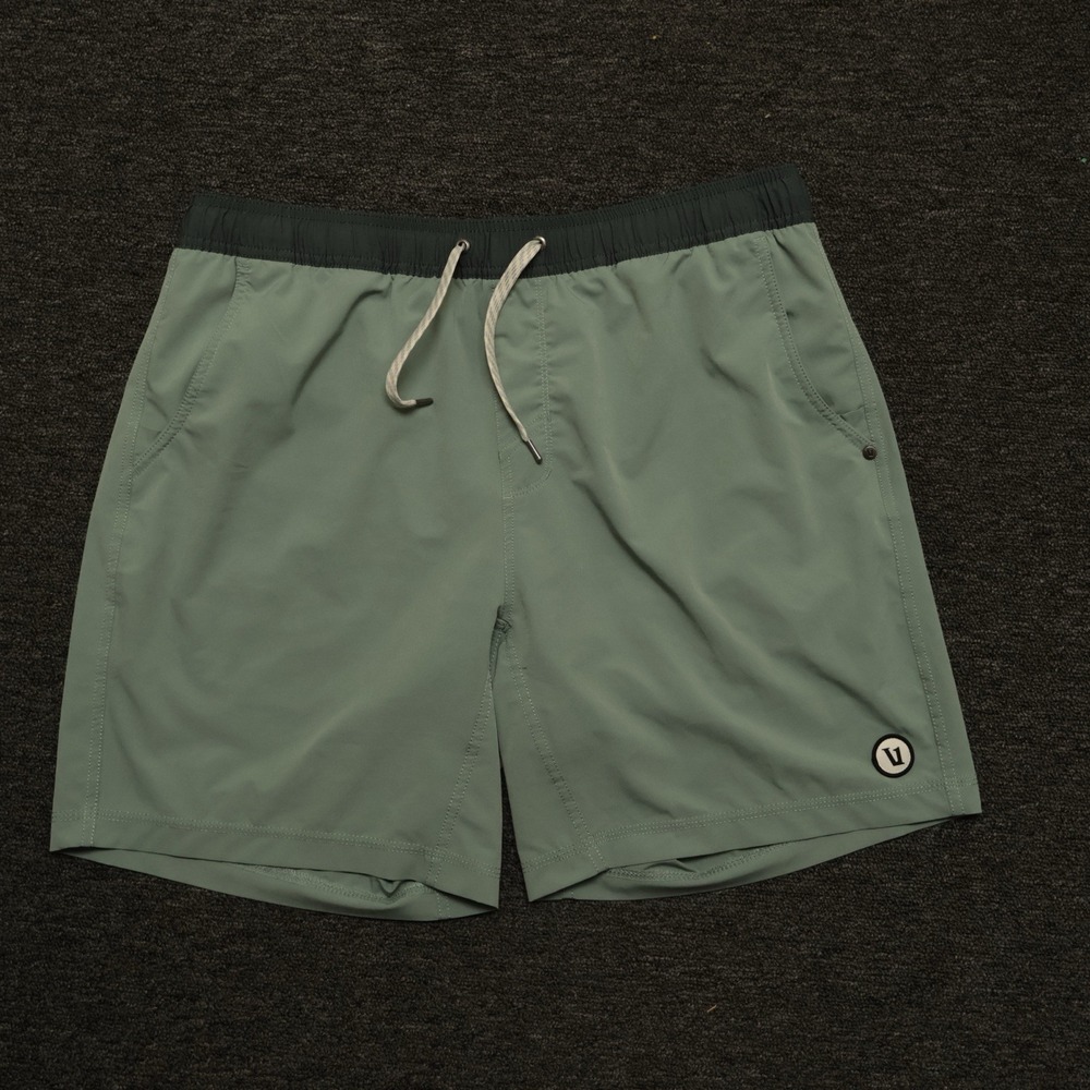 Vuori Kore Short Mens XXL Green V302 Hybrid Athletic Lined Drawstring EUC